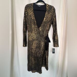 INC international concepts sweater dress NWT wrap style size small